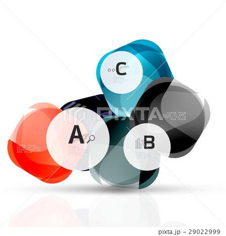 Futuristic flying squares, abstract background Futuristic flying squares, abstract background 29022999