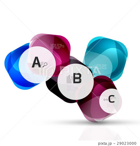 Vector glossy square elements Vector glossy square elements 29023000