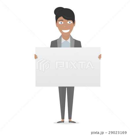 White Board in his hands for you text. Business 29023169