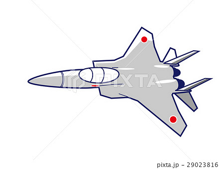 F 15戦闘機のイラスト素材