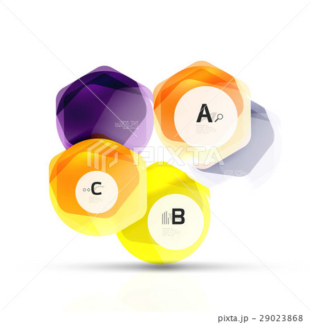 Geometrical hexagons abstract background Geometrical hexagons abstract background 29023868