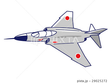 F 4 戦闘機のイラスト素材