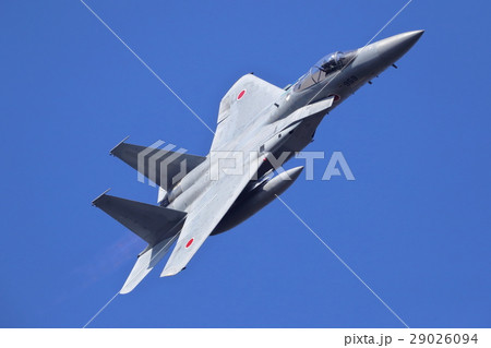 航空自衛隊　戦闘機　機動飛行　F-15J 29026094