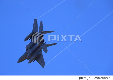 航空自衛隊　戦闘機　機動飛行　F-15J 29026097