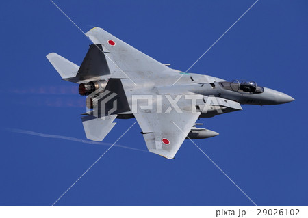 航空自衛隊　戦闘機　機動飛行　F-15J 29026102
