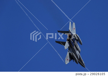 航空自衛隊　戦闘機　機動飛行　F-15J 29026105