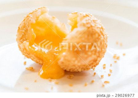 sesame balls stuff with custard lava sesame balls stuff with custard lava 29026977