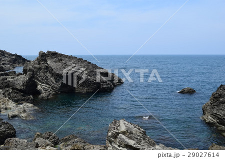 庄内海岸の岩場風景（山形県） 29027614