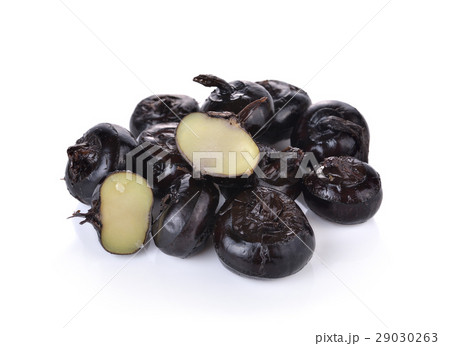 water-chestnut or water-nut on white background water-chestnut or water-nut on white background 29030263