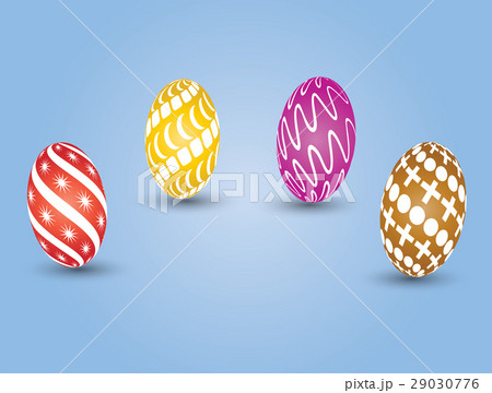 Set of color Easter eggs. Set of color Easter eggs. 29030776
