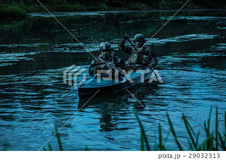 Militants in army kayak 29032313
