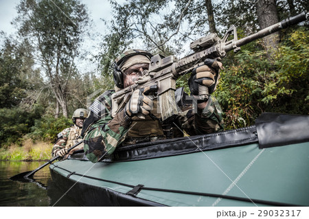 Militants in army kayak 29032317