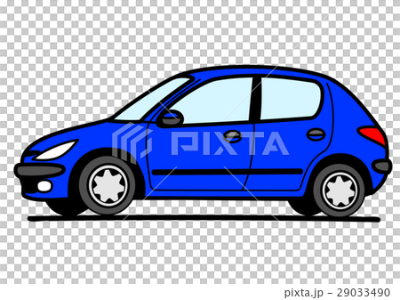 歐洲緊湊型車藍色 29033490