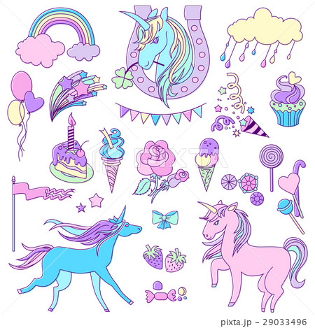 Pink and unicorns with a purple green mane swe Pink and unicorns with a purple green mane swe 29033496