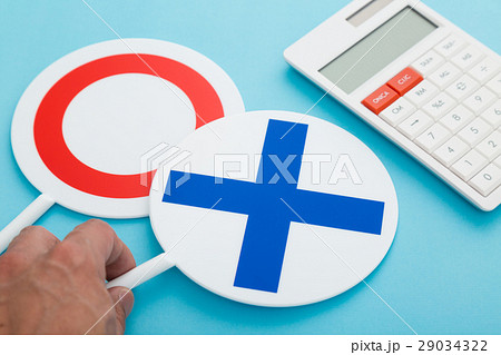 電卓 ○× 電卓 ○× 29034322