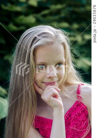 Portrait of a beautiful blonde little girl. Portrait of a beautiful blonde little girl. 29035676