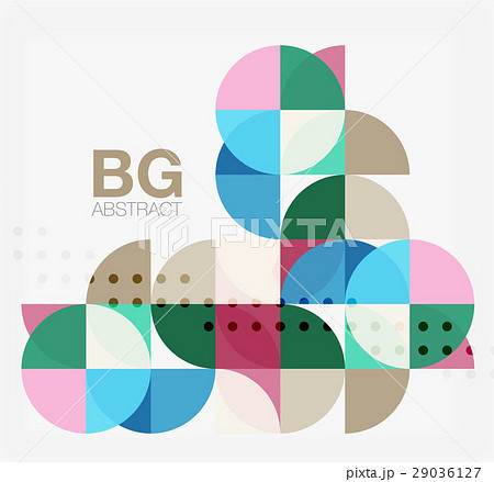 Modern elegant geometric circles abstract Modern elegant geometric circles abstract 29036127