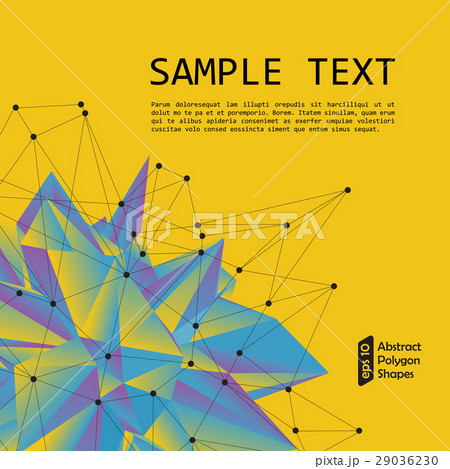Abstract Polygonal Geometric Shape. 29036230