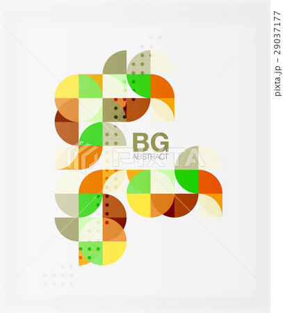 Vector geometric circle abstract background 29037177