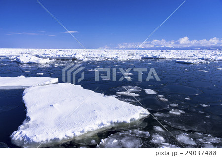 オホーツク海の流氷 29037488
