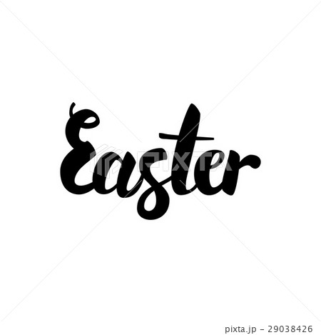 Easter Handwritten Calligraphy Easter Handwritten Calligraphy 29038426
