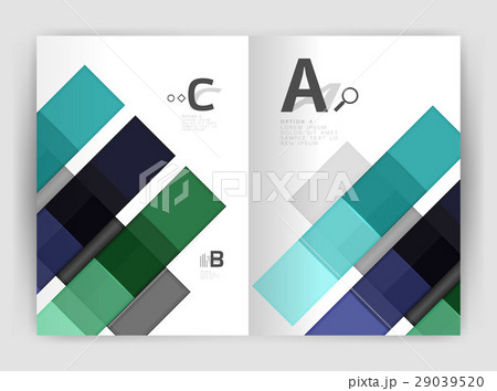 Geometrical brochure a4 business template 29039520