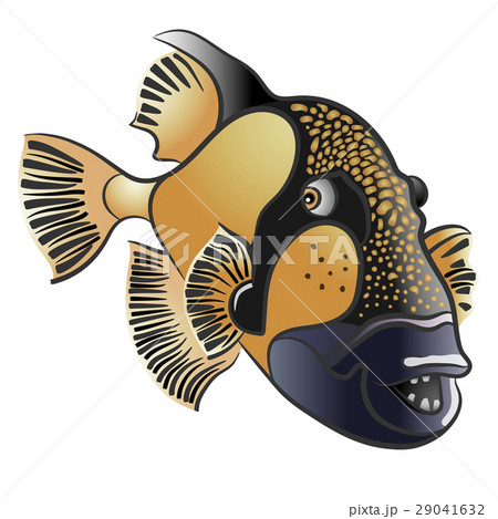 Titan triggerfish, Balistoides viridescens Titan triggerfish, Balistoides viridescens 29041632