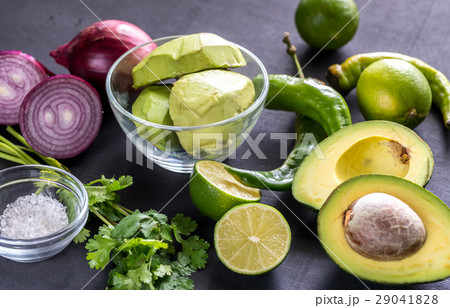 Guacamole ingredients Guacamole ingredients 29041828