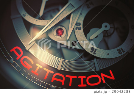 Agitation on the Luxury Wristwatch Mechanism. 3D. 29042283