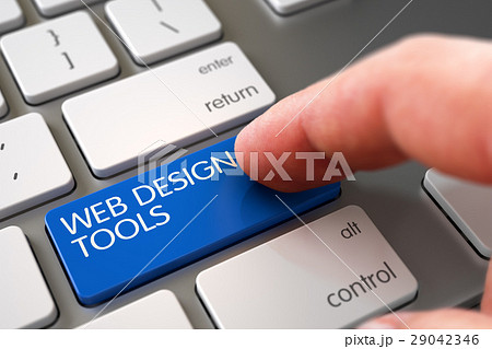 Web Design Tools - Keyboard Key Concept. 3D. Web Design Tools - Keyboard Key Concept. 3D. 29042346