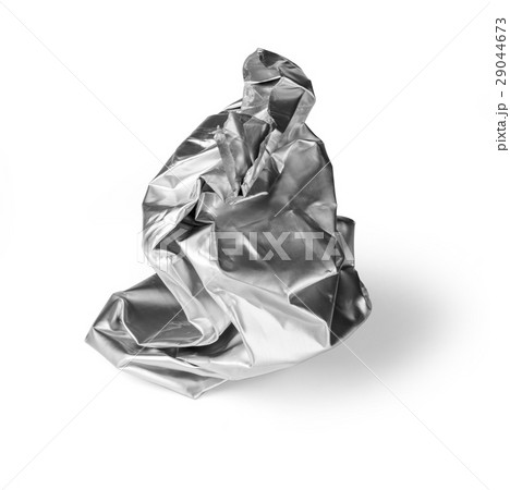 crumpled packaging isolated 29044673