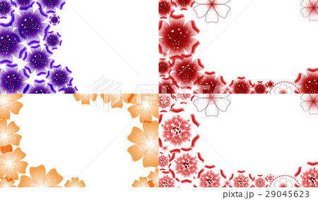 Set of Spring background for the design flowers. V 29045623