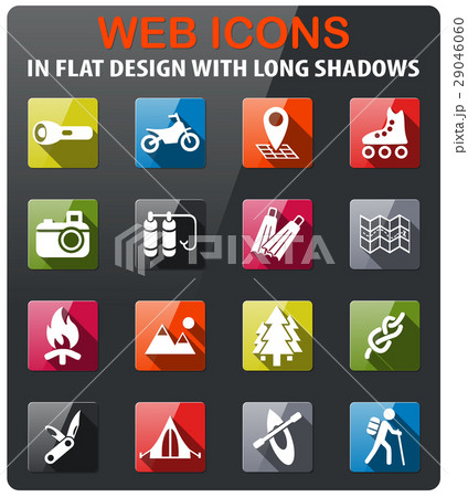 active recreation icon set 29046060
