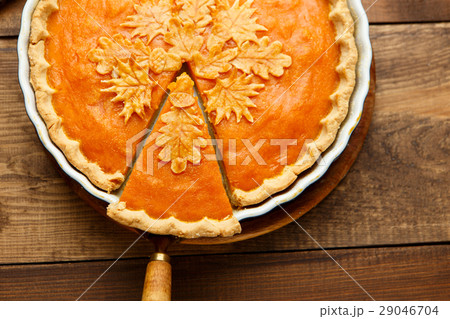 Traditional american homemade pumpkin pie Traditional american homemade pumpkin pie 29046704