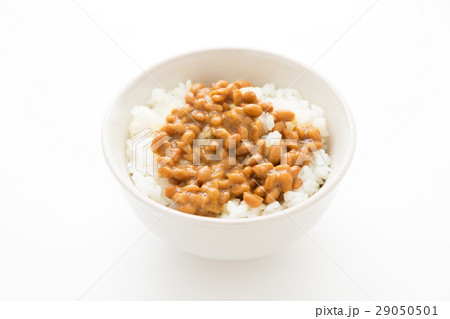 納豆かけご飯　白バック 29050501