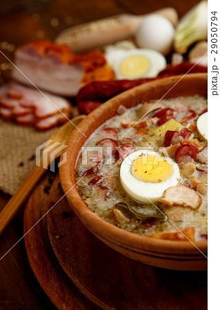 Traditional polish Easter soup Zurek Traditional polish Easter soup Zurek 29050794