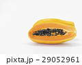 papaya fruit on white background 29052961