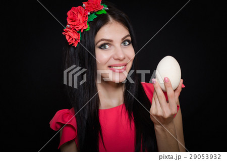 A beautiful girl in a pink dress A beautiful girl in a pink dress 29053932