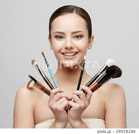Beautiful Woman with Clean Fresh Skin Beautiful Woman with Clean Fresh Skin 29058286