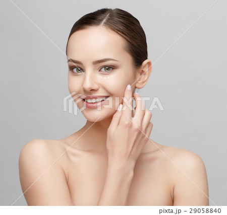 Beautiful Woman with Clean Fresh Skin  29058840