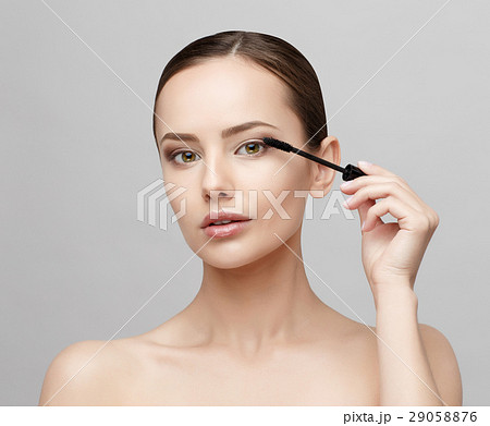 Beautiful Woman with Clean Fresh Skin  29058876