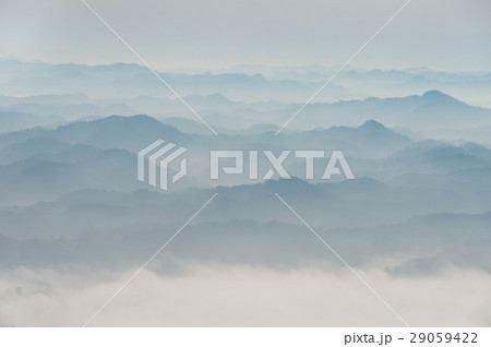 九十九谷 早朝風景 （千葉県君津市鹿野山） 2017年3月撮影 29059422