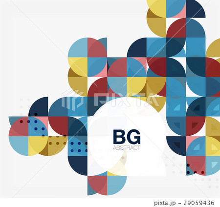 Modern elegant geometric circles abstract 29059436