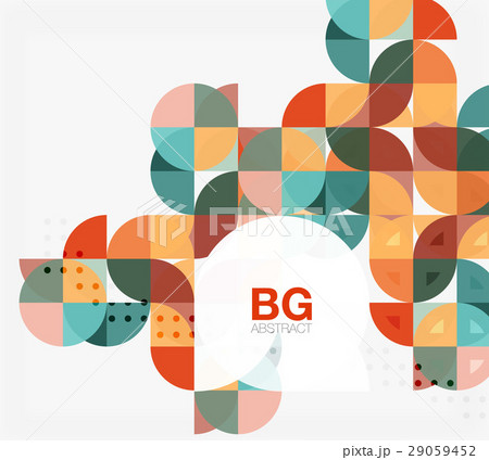 Minimalistic circle composition background Minimalistic circle composition background 29059452