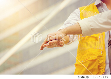 Success Teamwork Business people joining hands 29060435