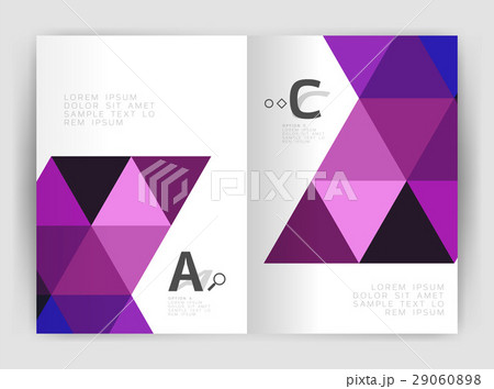 Modern triangle print template Modern triangle print template 29060898