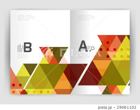 Modern business brochure or leaflet print cover 29061102