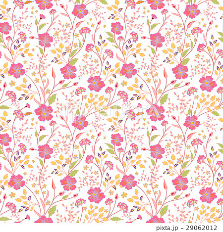 vector seamless cute little flower pattern. 29062012