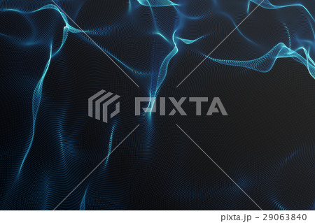 Landscape background. Cyberspace landscape grid 29063840