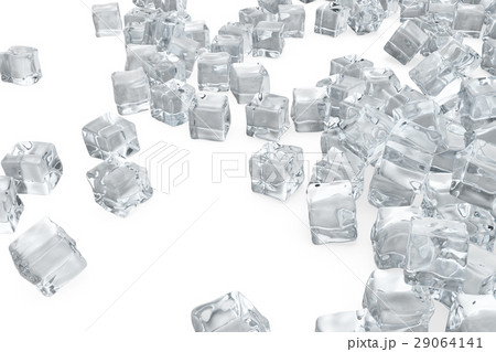 Heap of ice cubes. background of white ice cubes Heap of ice cubes. background of white ice cubes 29064141